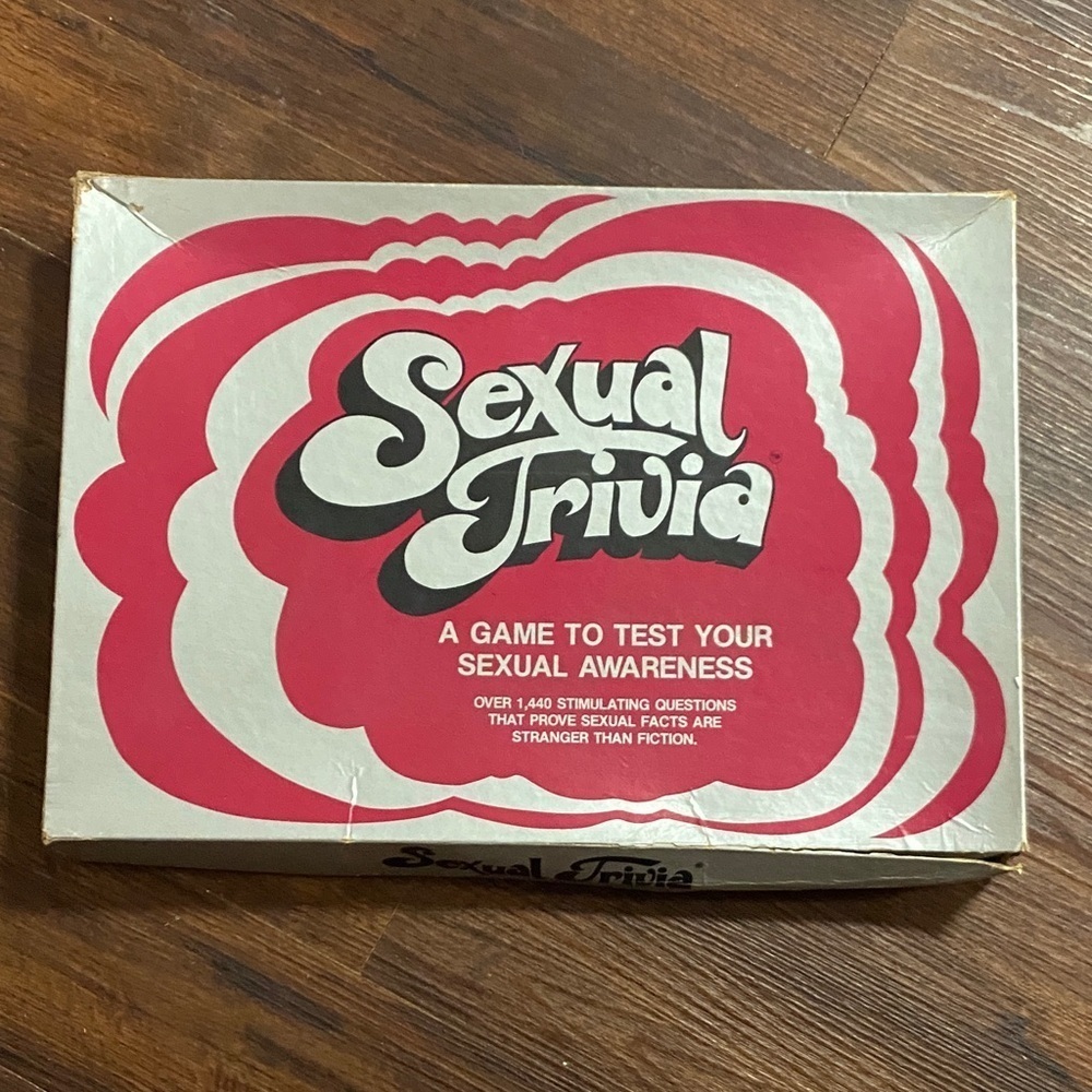 Sexual Trivia 70s vintage Game